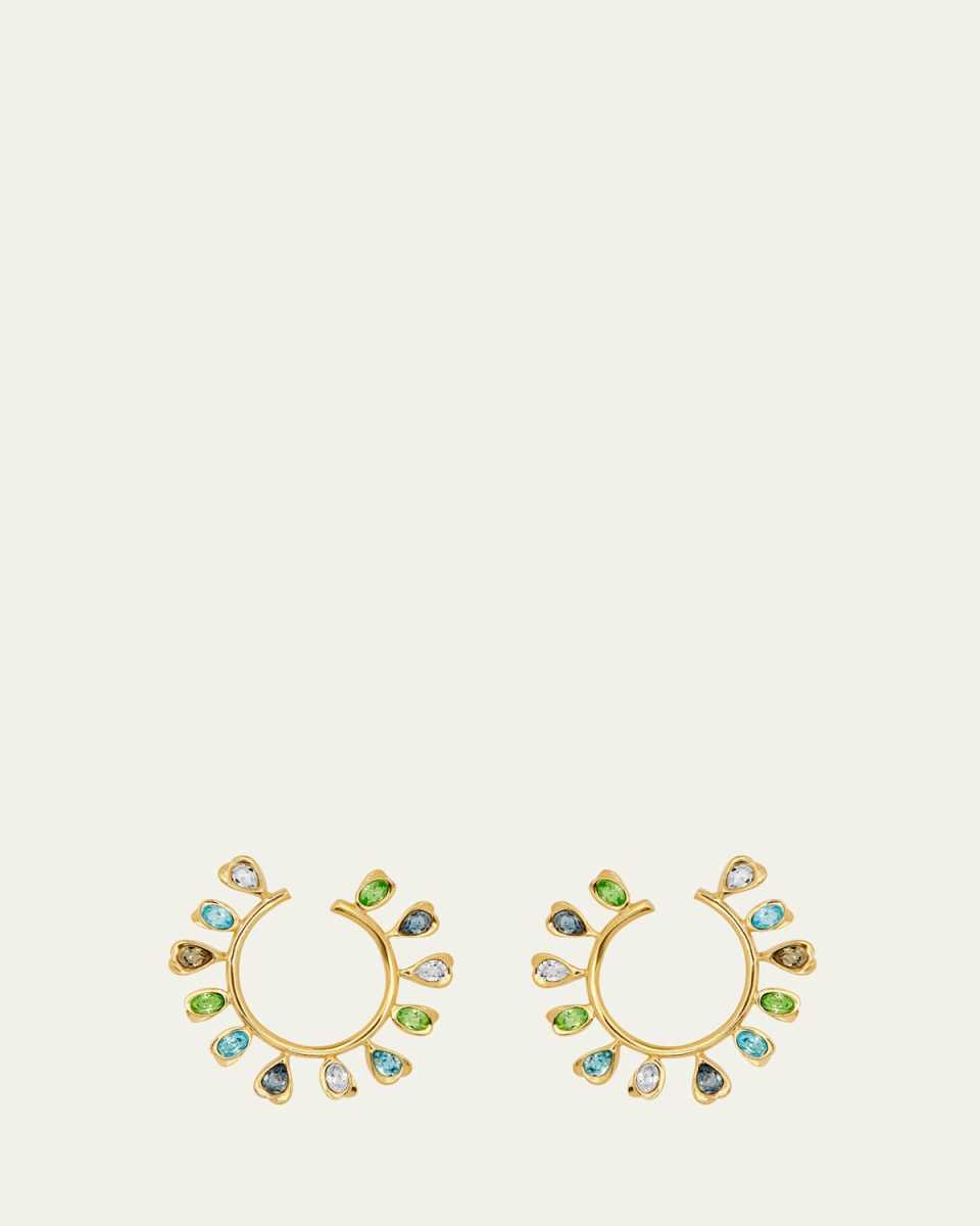 Multicolored Hoop Earrings
